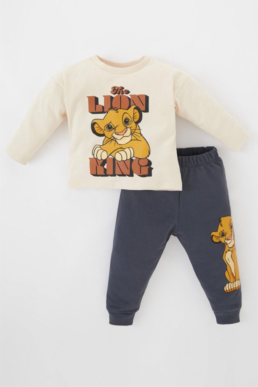 BABY BOY Beige Baby Boy Disney Lion King Crew Neck Set of 2