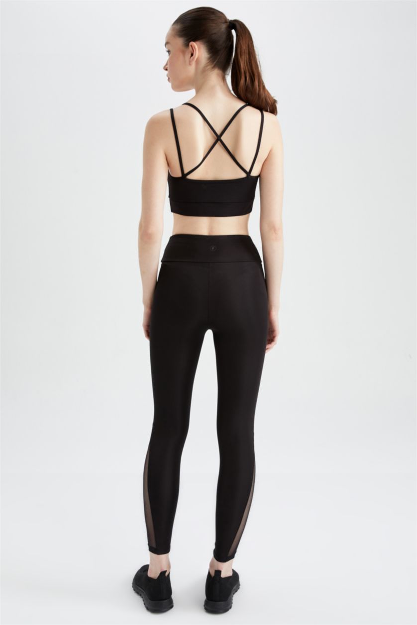 WOMAN Black Defacto Fit Sports Leggings