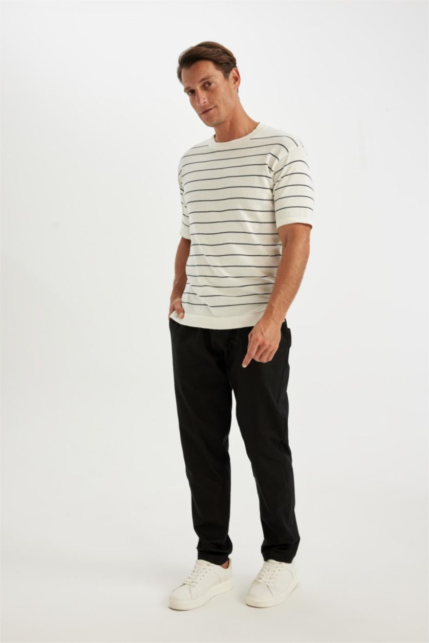 MAN Black jogger Trousers