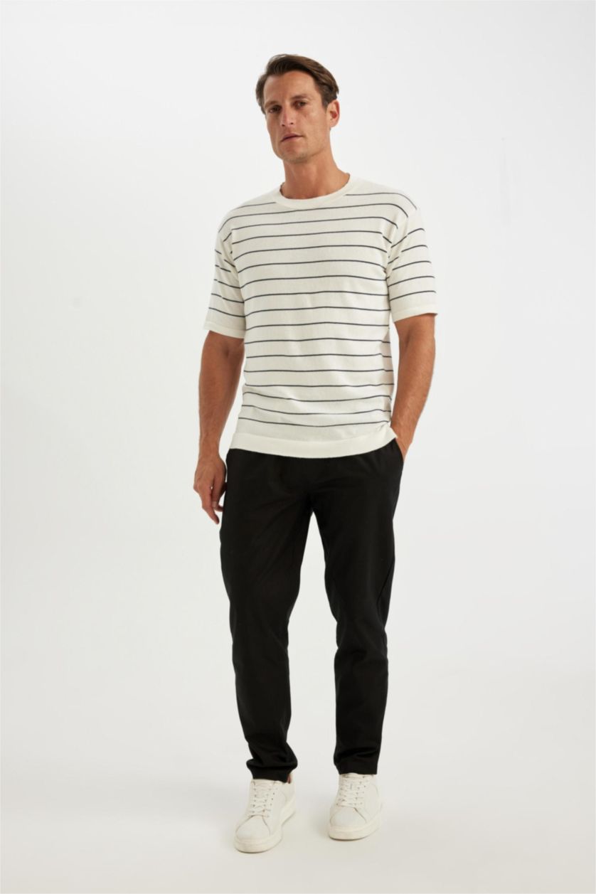 MAN Black jogger Trousers