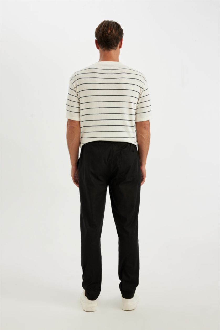 MAN Black jogger Trousers