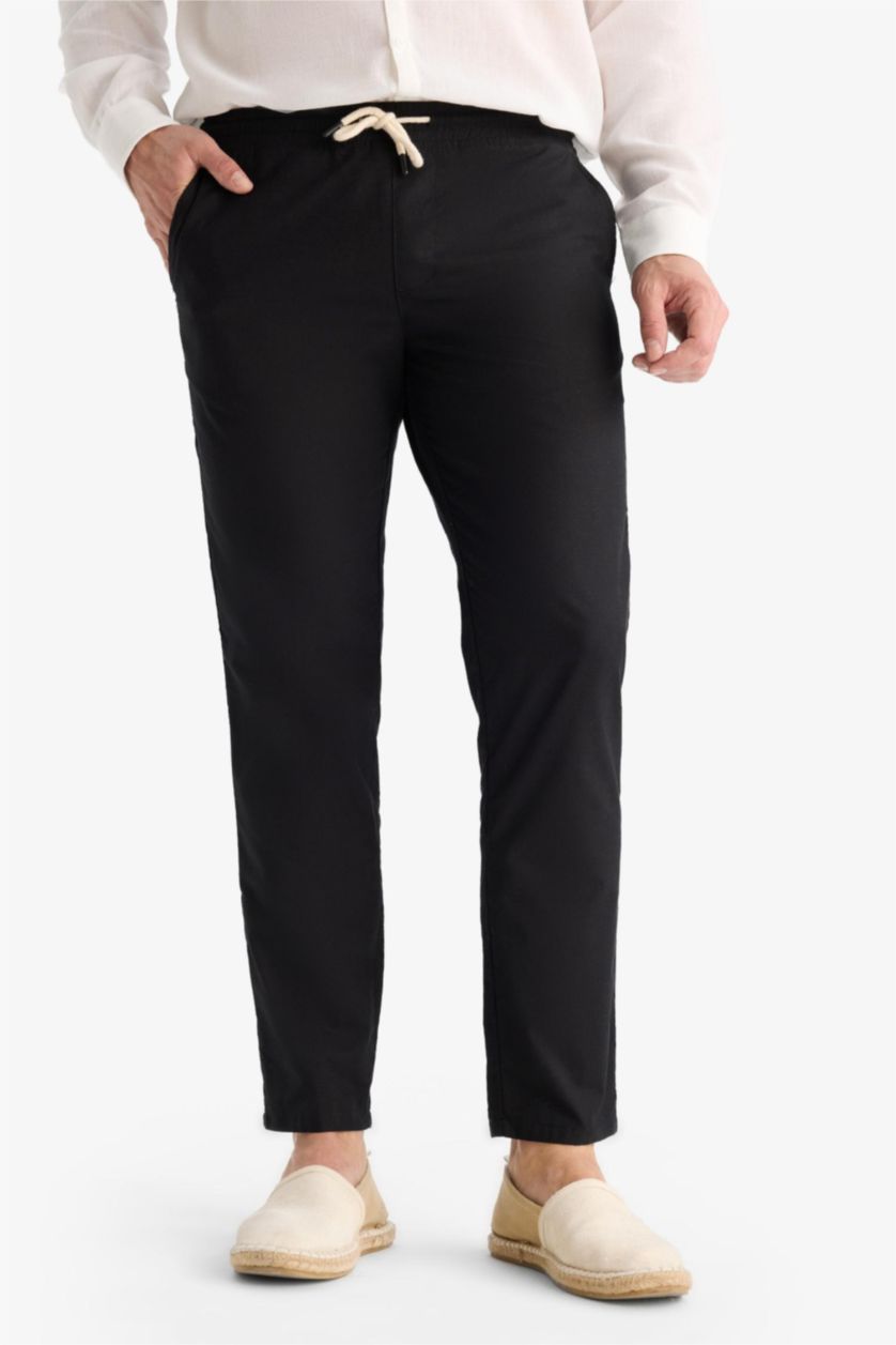 MAN Black jogger Trousers