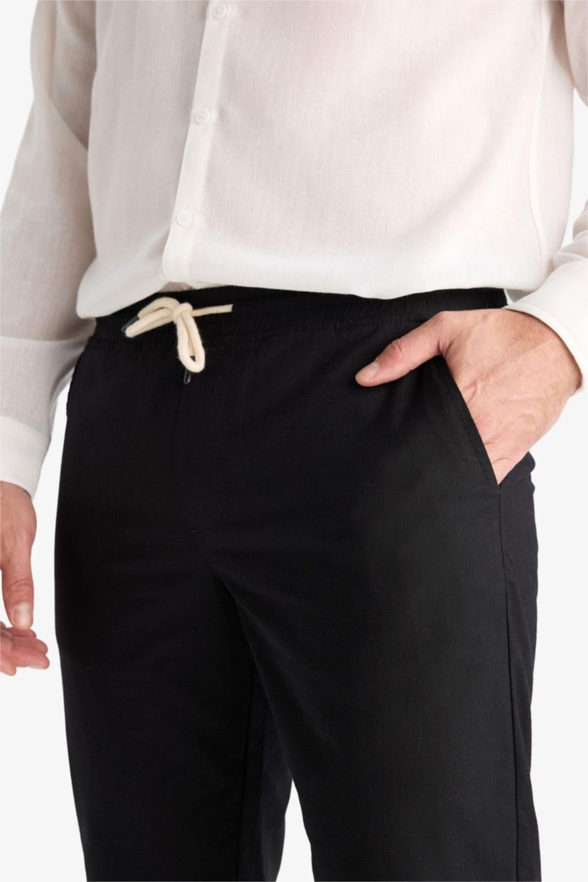 MAN Black jogger Trousers