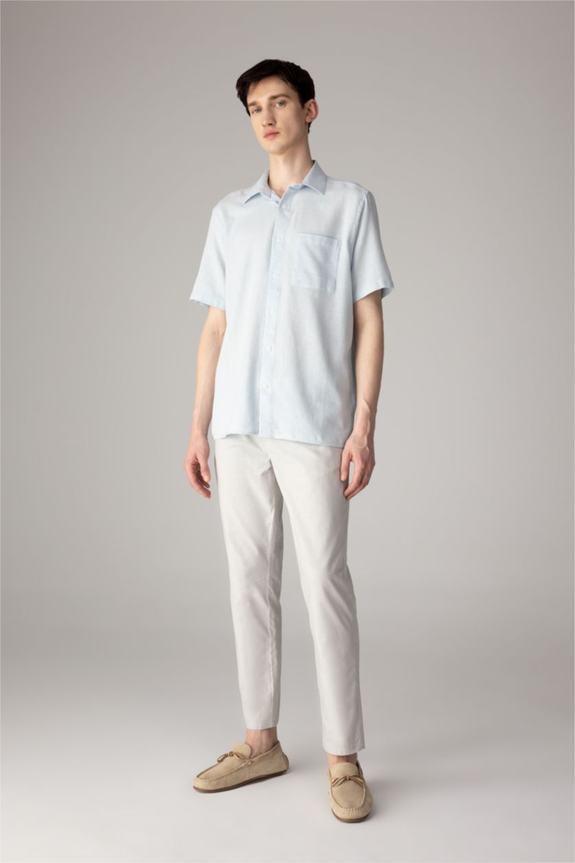 Man Light Grey jogger Super Skinny Hem Cotton Trousers