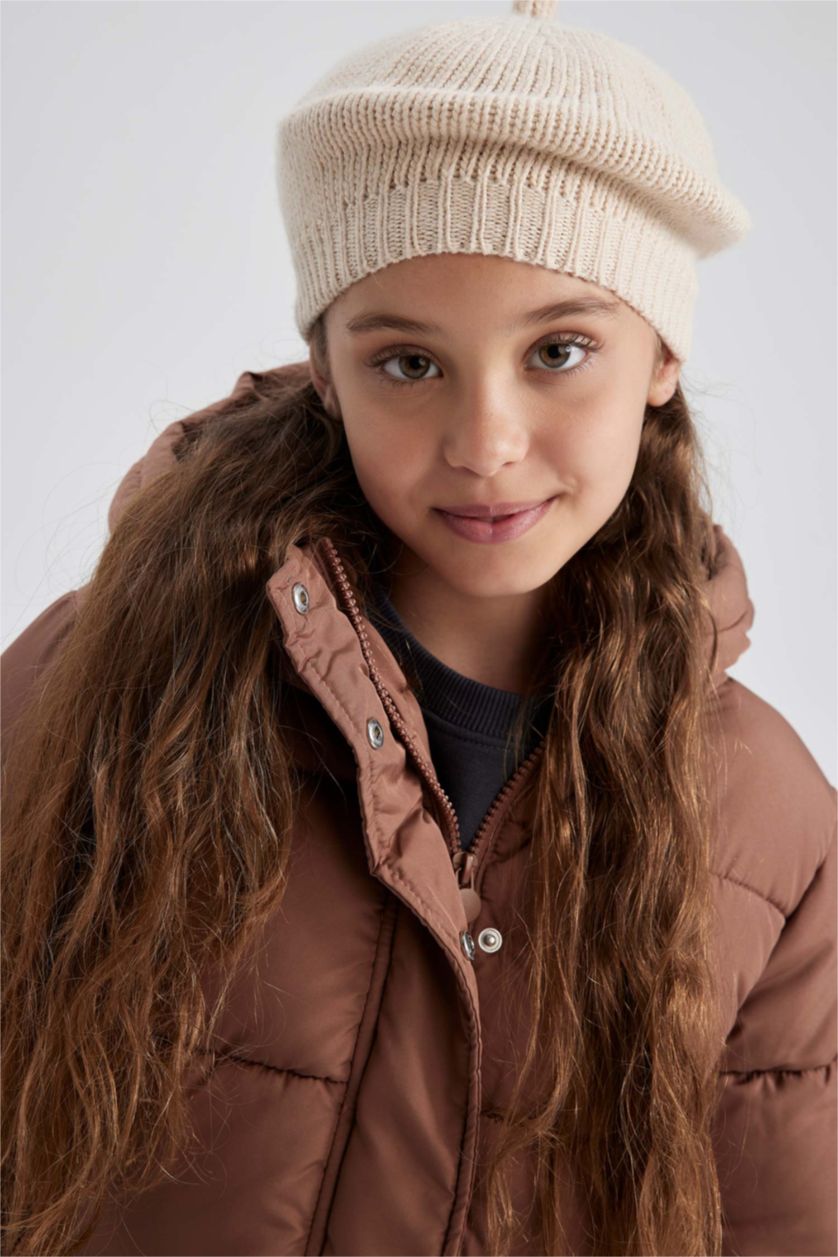 GIRLS & TEENS Beige Girl Knitwear Beret