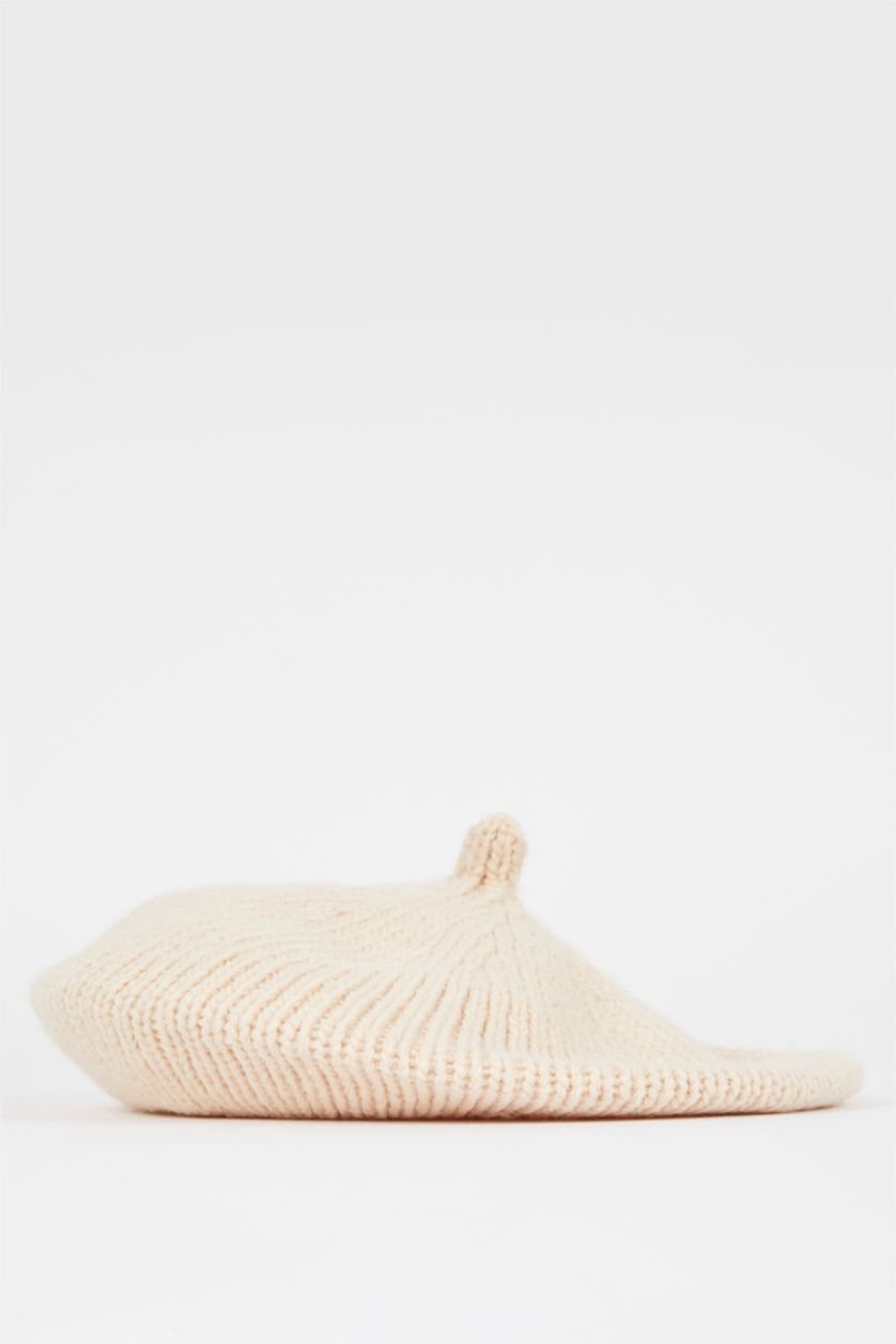 GIRLS & TEENS Beige Girl Knitwear Beret