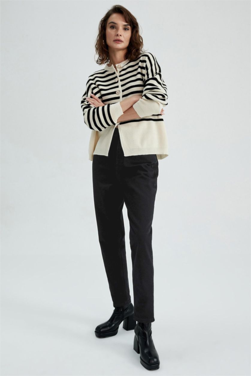 Woman Black Lina Comfort Fit High Comfortable Fit Slim Leg Jeans