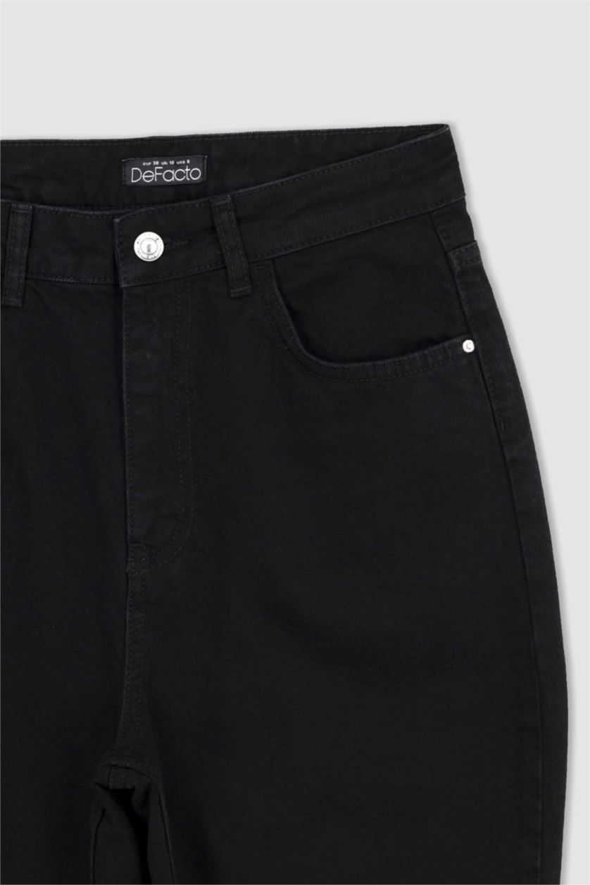 Woman Black Lina Comfort Fit High Comfortable Fit Slim Leg Jeans