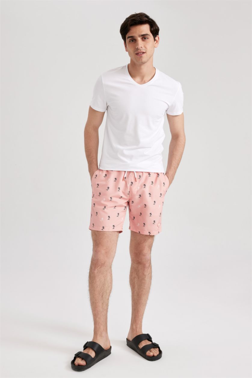 HOMME Orange Short de Bain coupe régulière