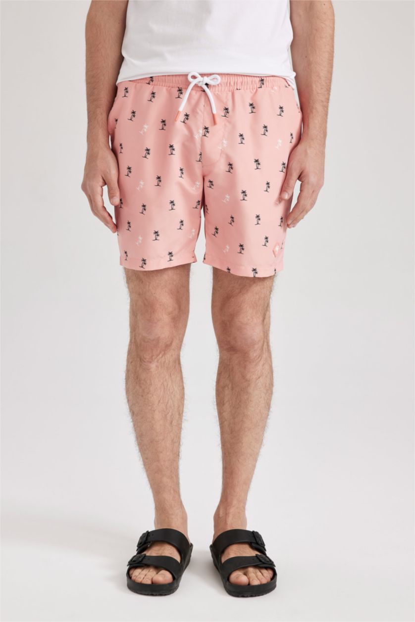 HOMME Orange Short de Bain coupe régulière