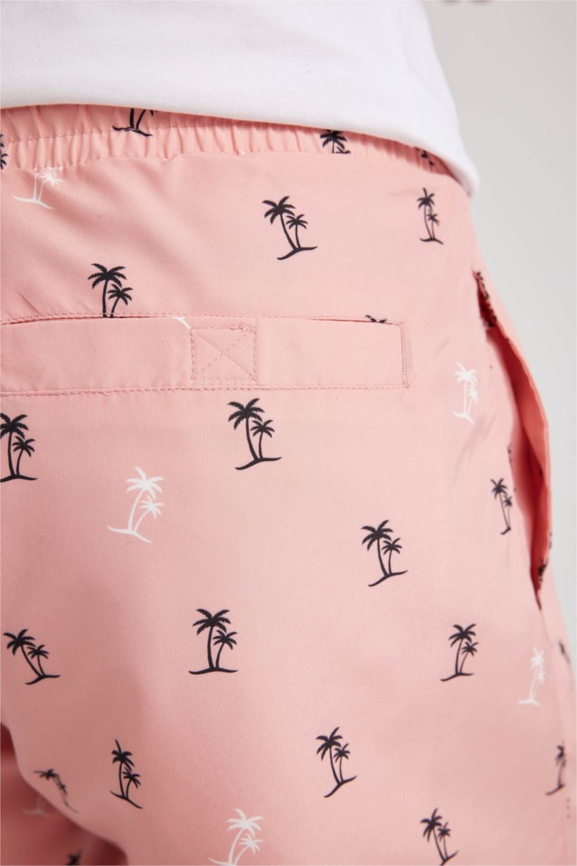 HOMME Orange Short de Bain coupe régulière