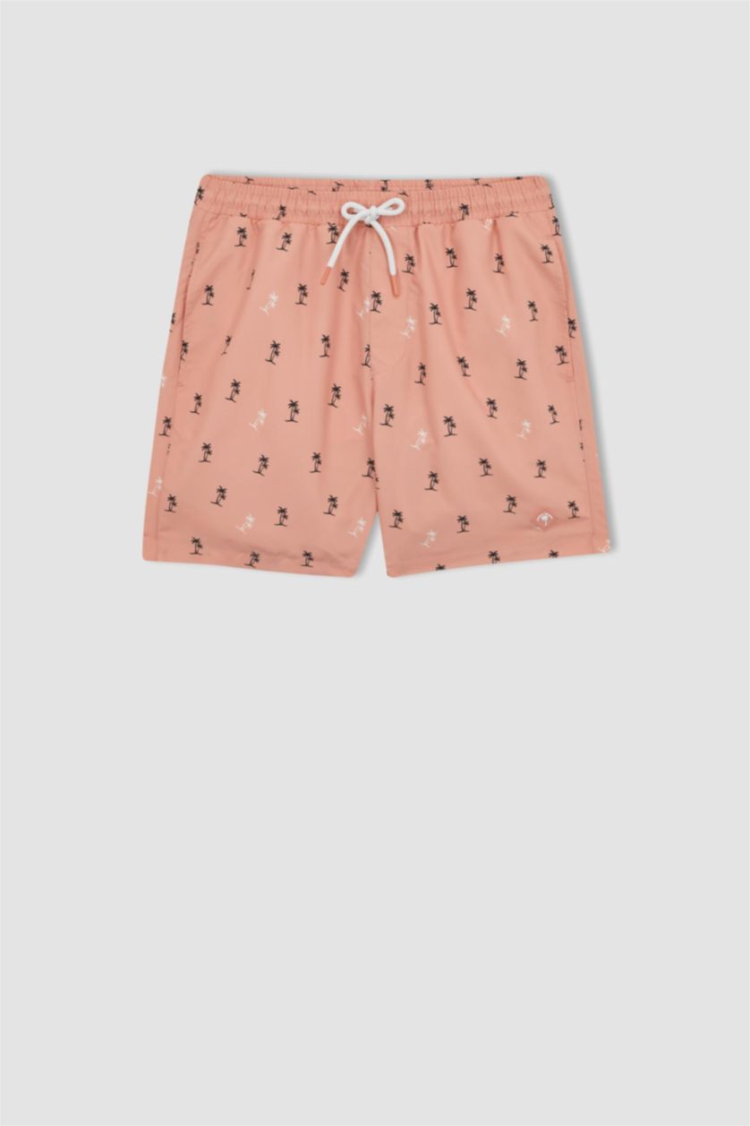 HOMME Orange Short de Bain coupe régulière