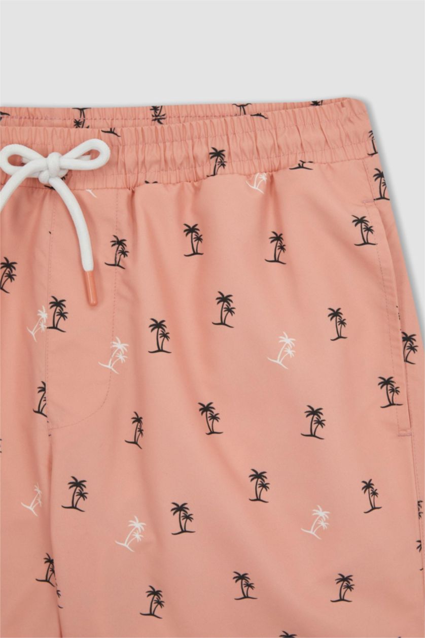 HOMME Orange Short de Bain coupe régulière