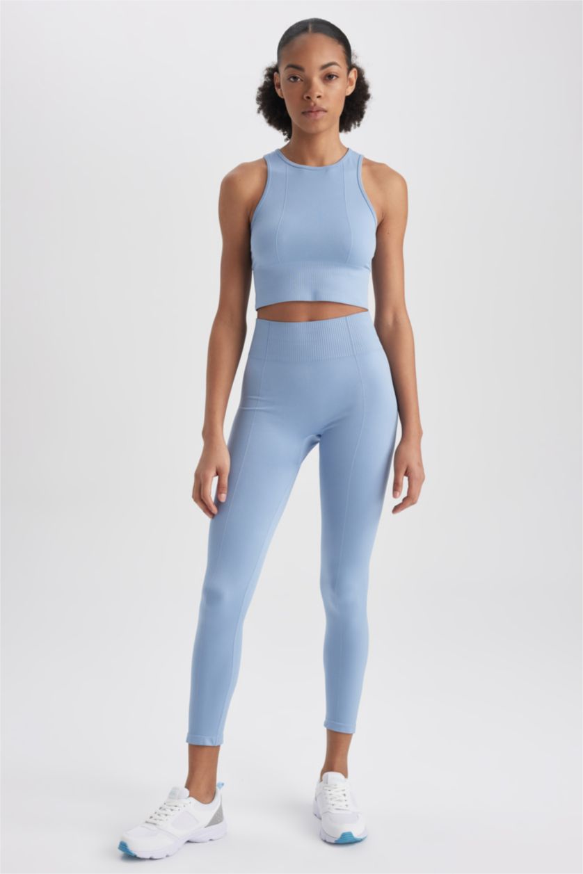 نساء أزرق ديباردور محبوك برقبة مستديرة