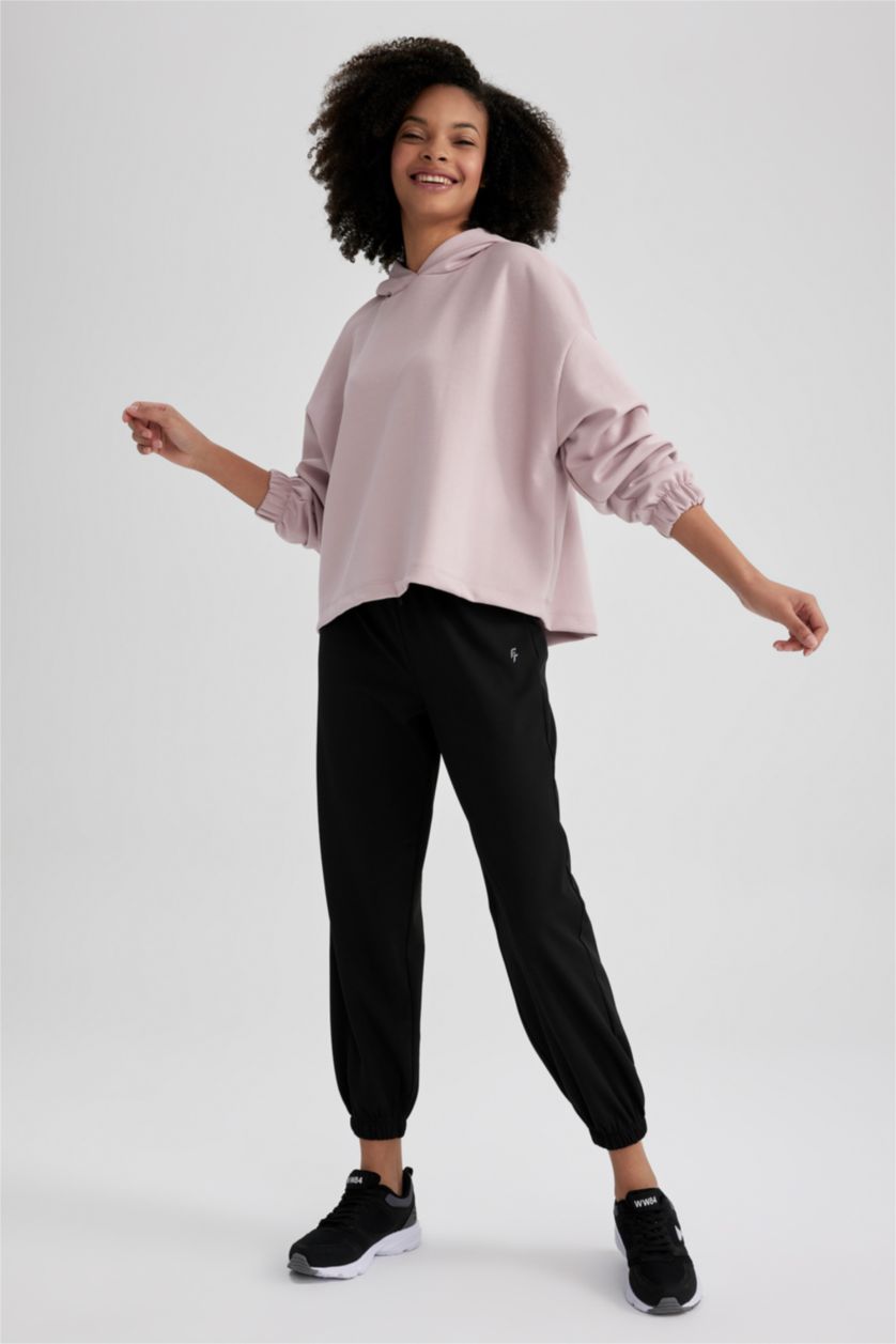 نساء وردي Oversize Fit Sweatshirt