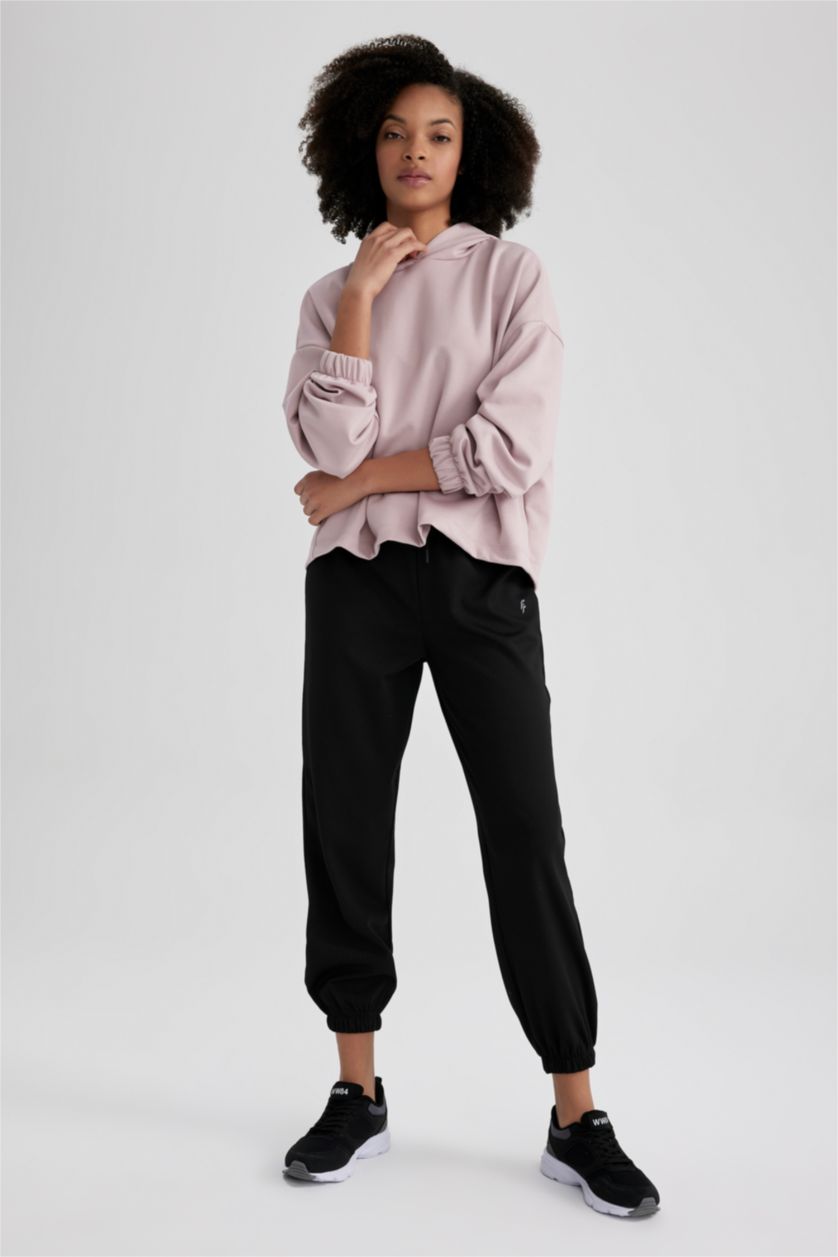 نساء وردي Oversize Fit Sweatshirt