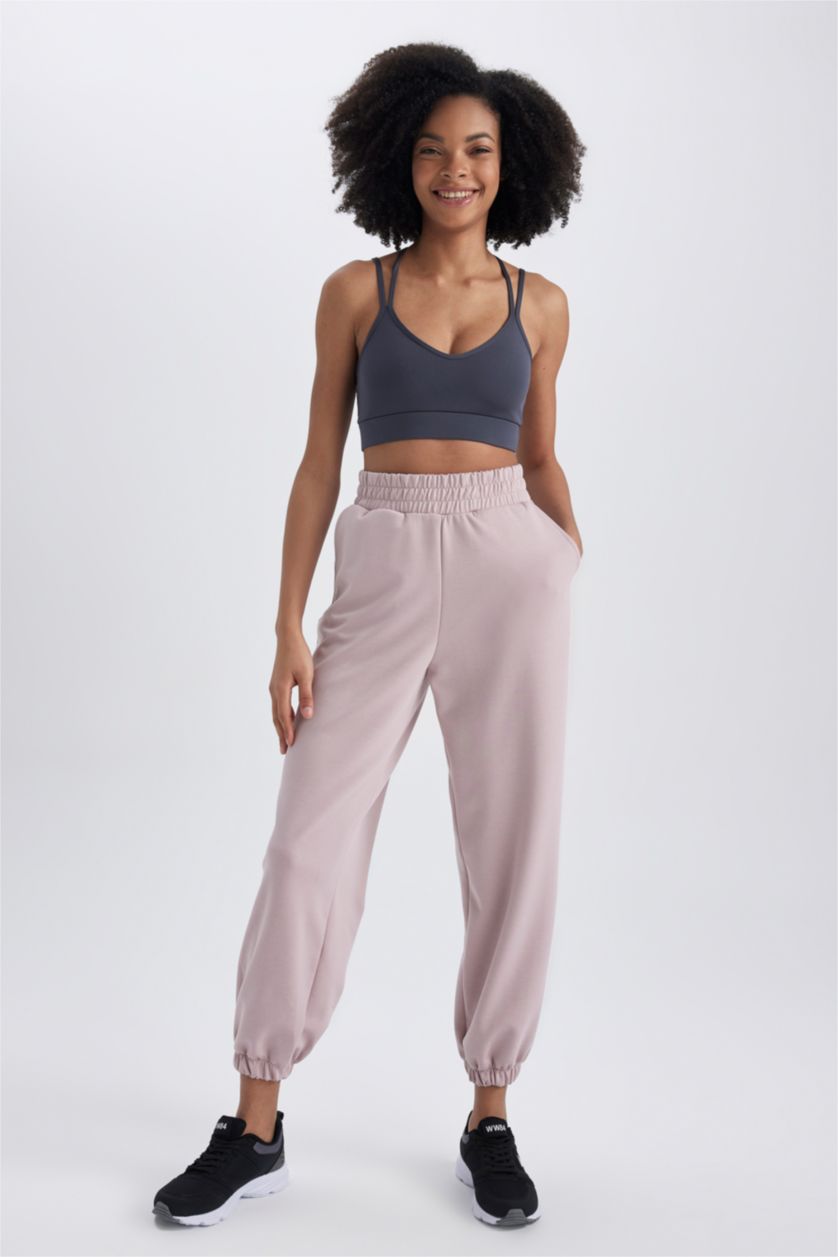 FEMME Bordeaux Pantalon Longueur standard Scaphandre Autonome Coupe Oversize DeFactoFit Jogging