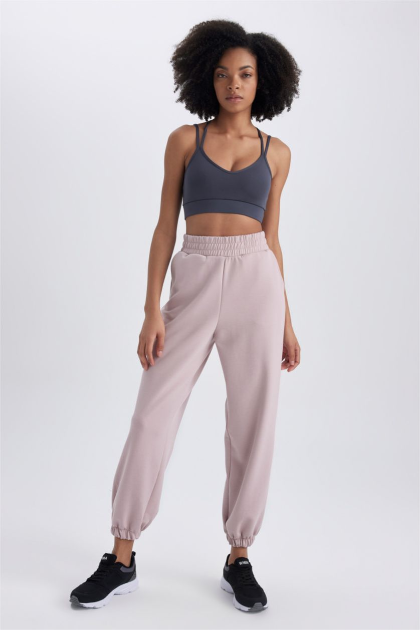 FEMME Bordeaux Pantalon Longueur standard Scaphandre Autonome Coupe Oversize DeFactoFit Jogging