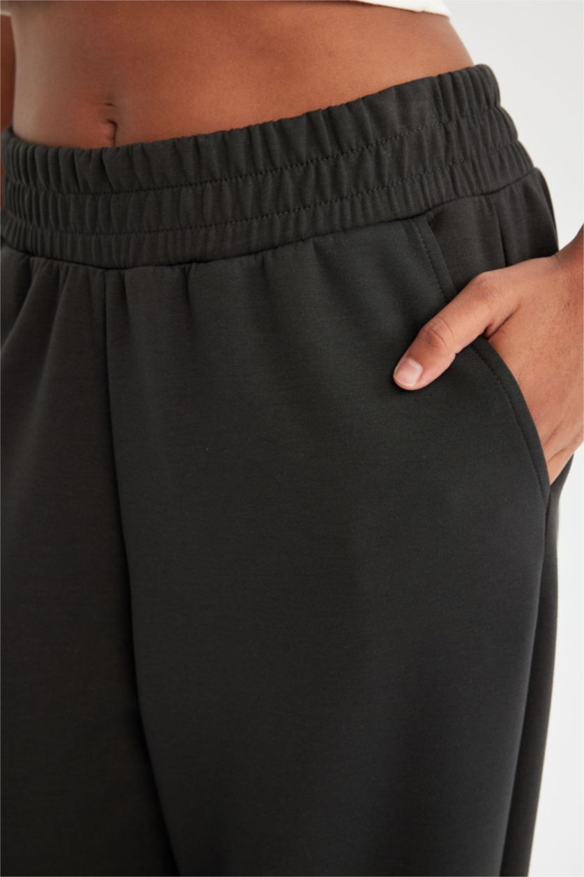 WOMAN Anthracite DeFactoFit Oversize Fit Jogger Standard Length Sweatpants
