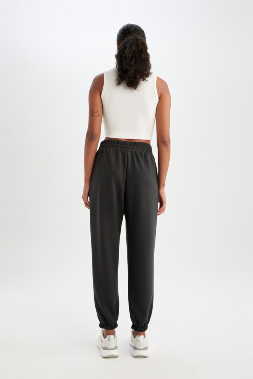 WOMAN Anthracite DeFactoFit Oversize Fit Jogger Standard Length Sweatpants