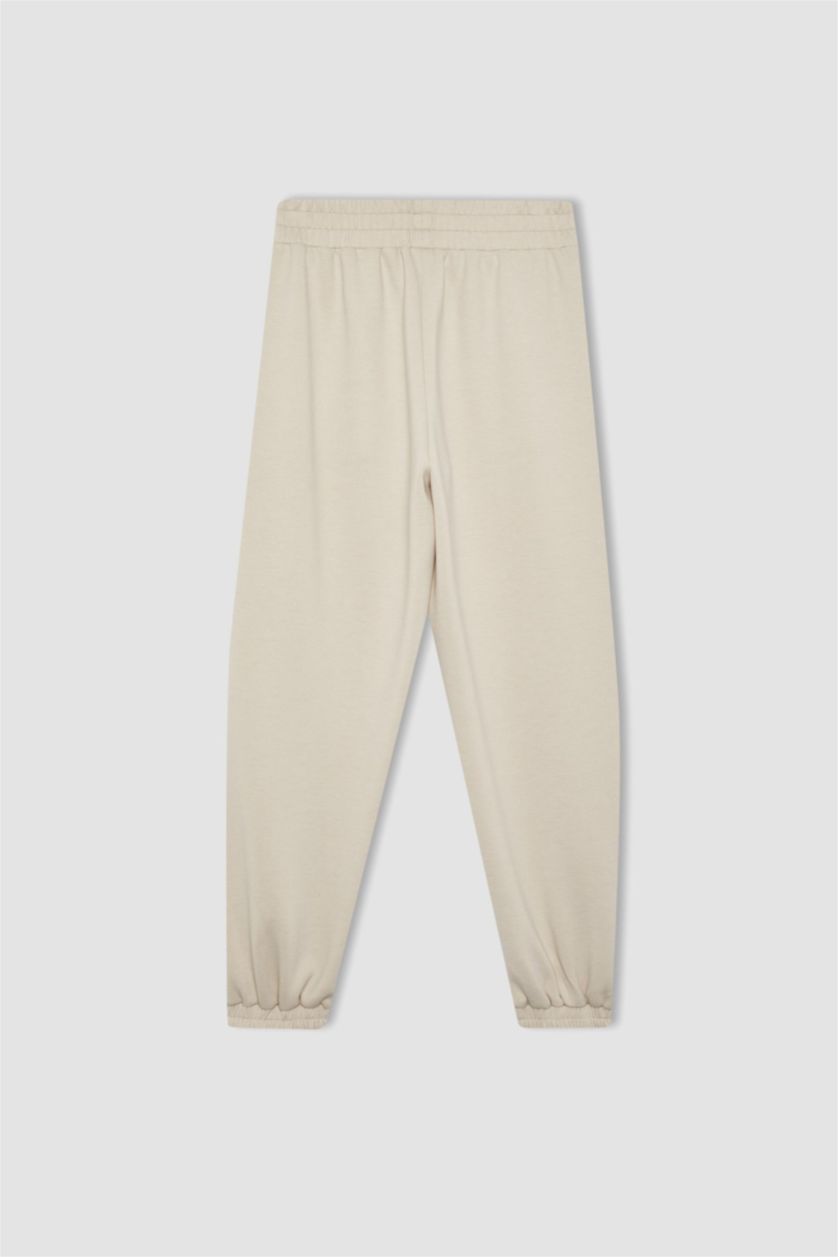 FEMME Beige Pantalon de Jogging Oversize de Defactofit