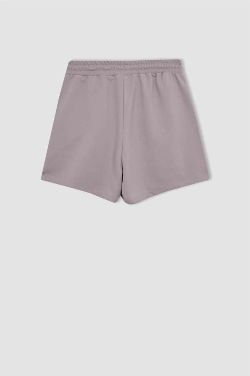 FEMME Bordeaux Short De Sport Coupe Standard de Defacto Fit