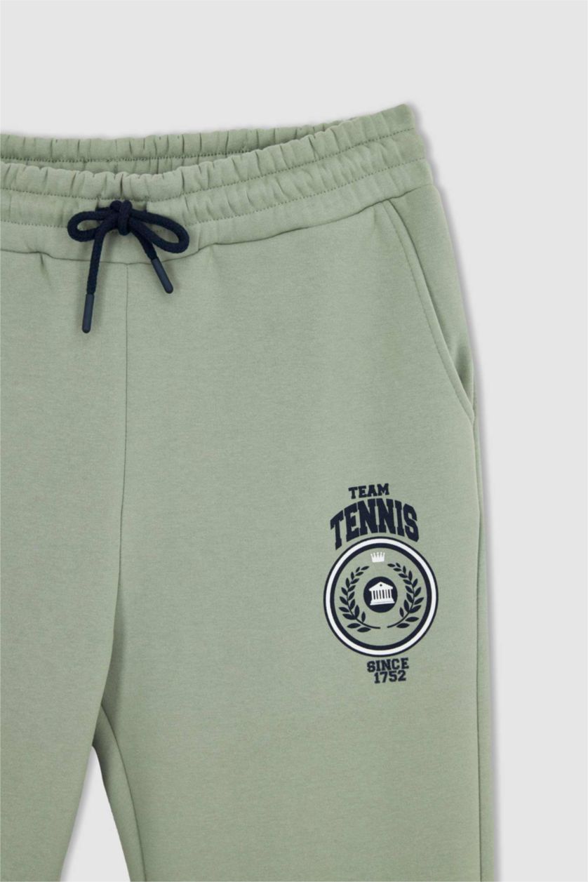 حريمي نعناع بنطلون بقصة عادية من قماش سميك