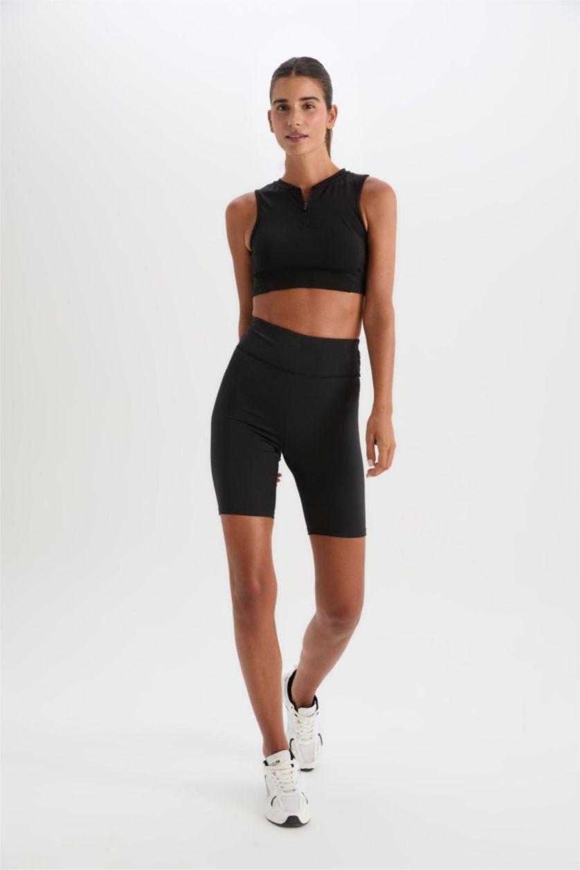FEMME Noir DeFactoFit Biker Waist-hugging Sports Leggings
