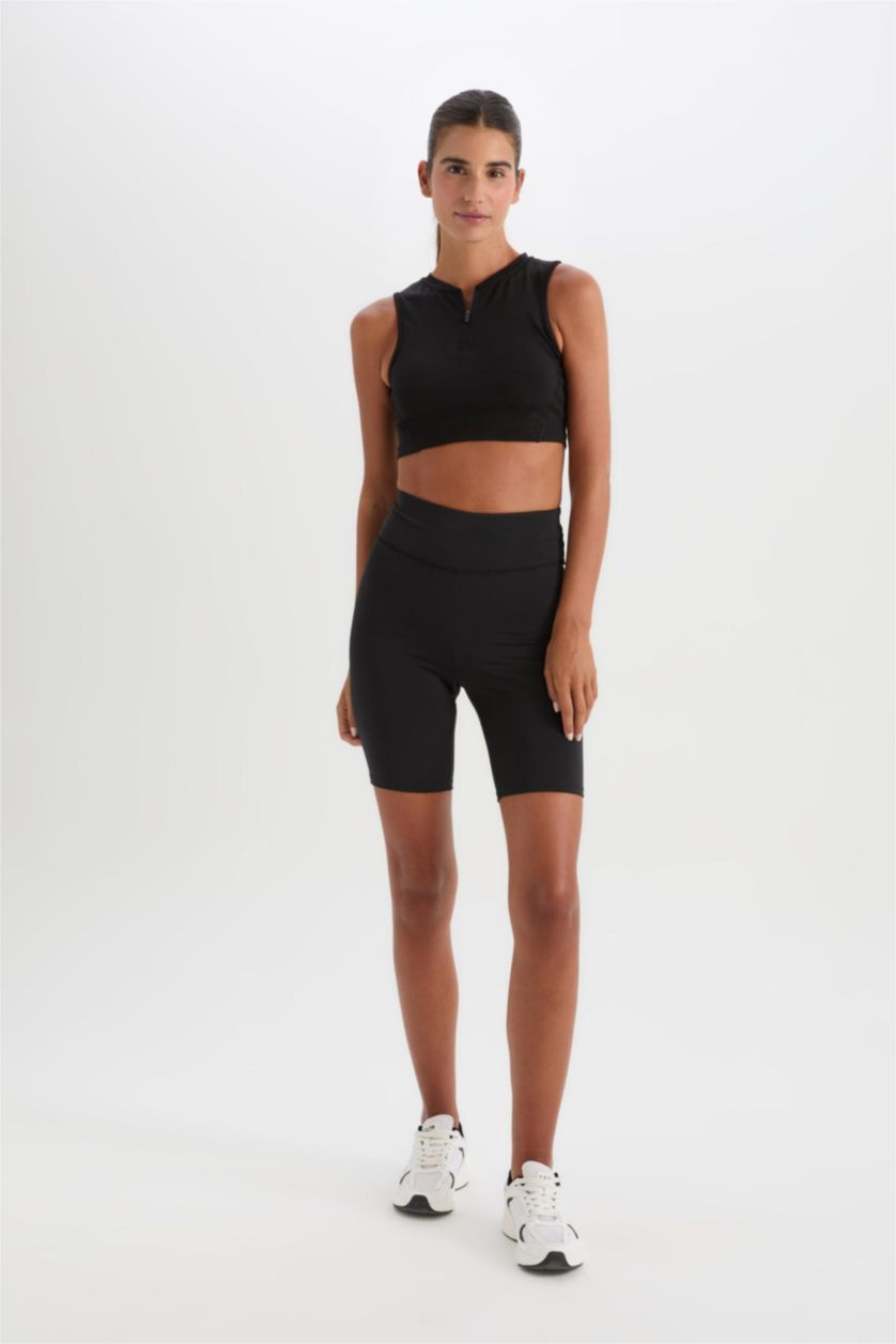 FEMME Noir DeFactoFit Biker Waist-hugging Sports Leggings