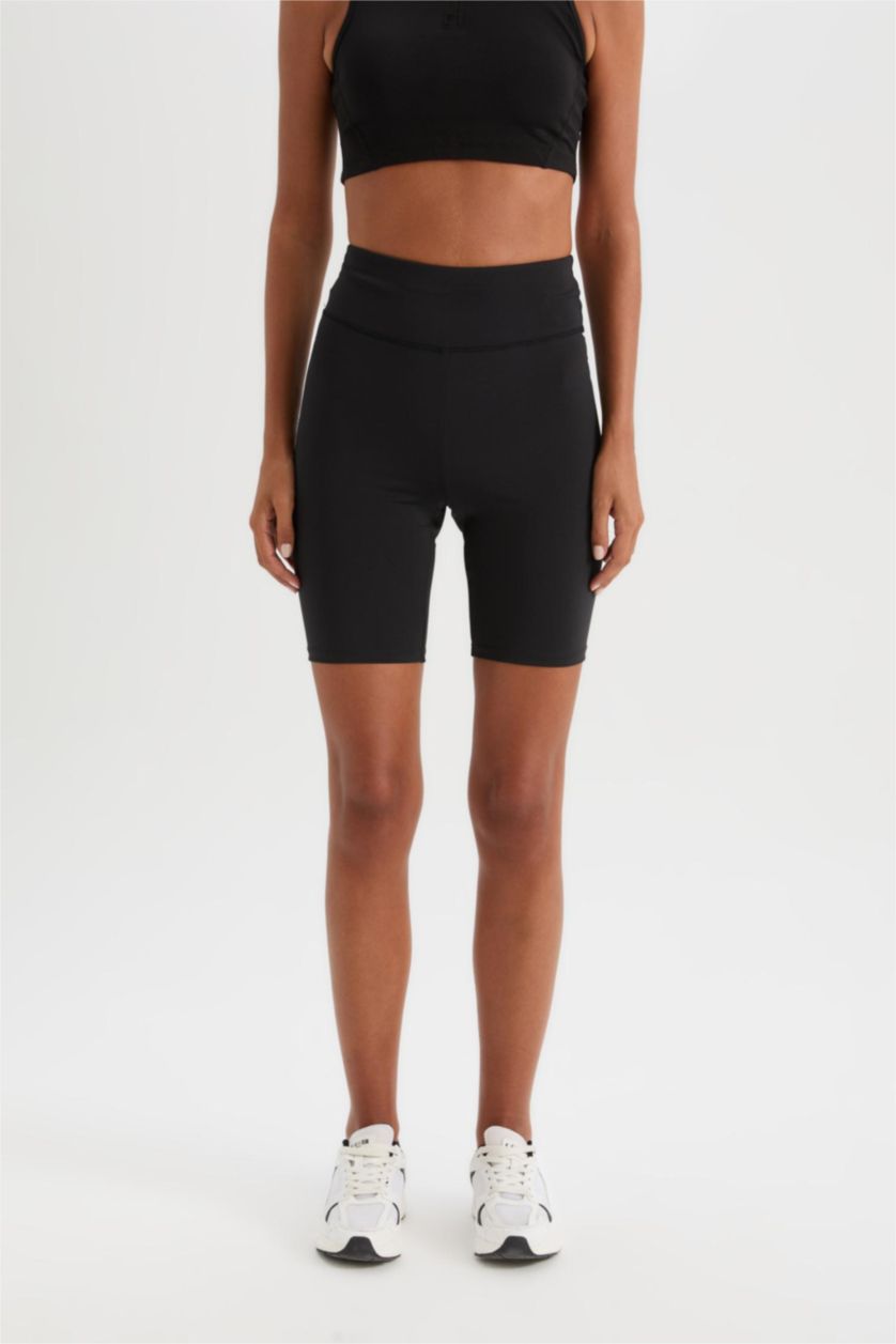 FEMME Noir DeFactoFit Biker Waist-hugging Sports Leggings
