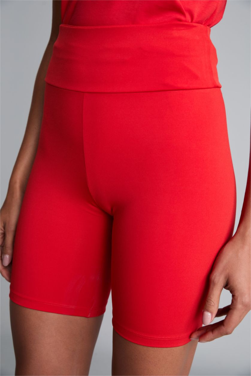 نساء أحمر Red Sports Leggings