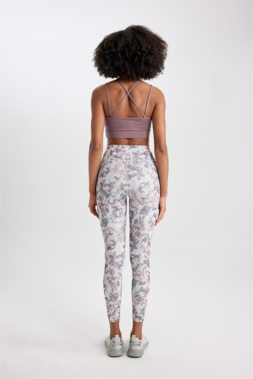 Женщины Мятный Спортивные леггинсы с принтом, DeFactoFit