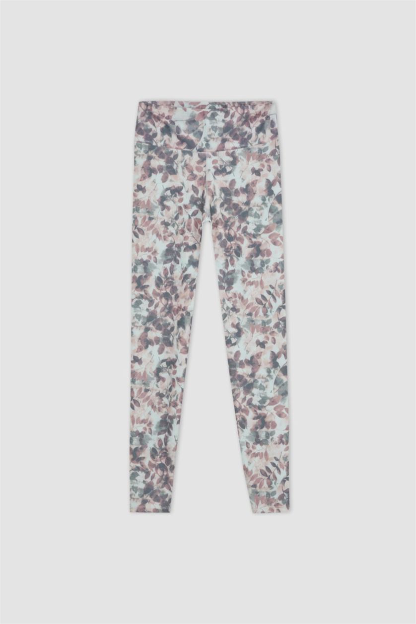 Женщины Мятный Спортивные леггинсы с принтом, DeFactoFit