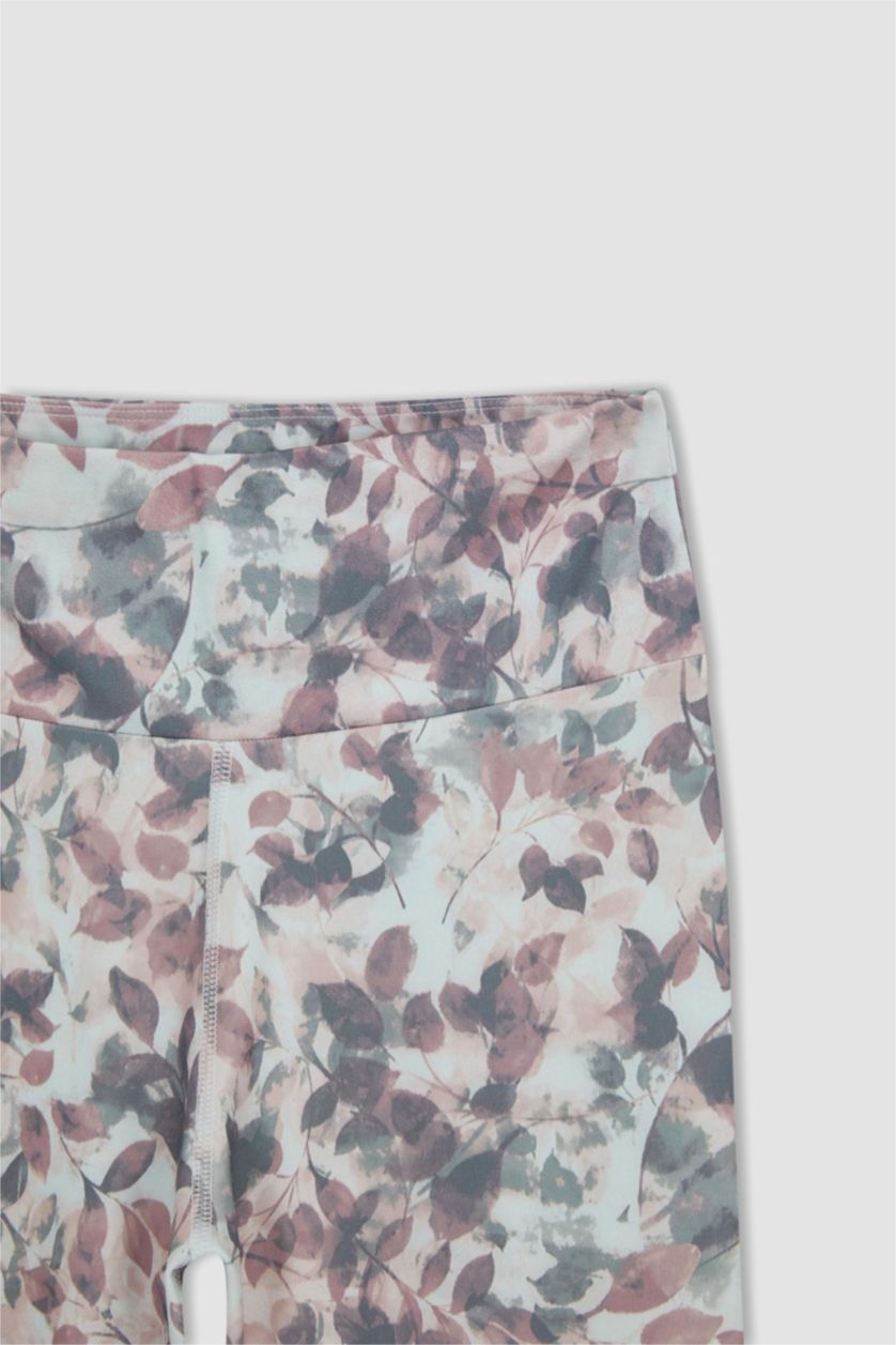 Женщины Мятный Спортивные леггинсы с принтом, DeFactoFit