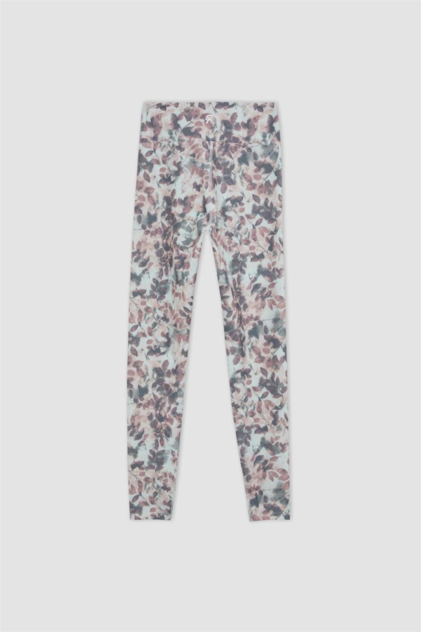 Женщины Мятный Спортивные леггинсы с принтом, DeFactoFit