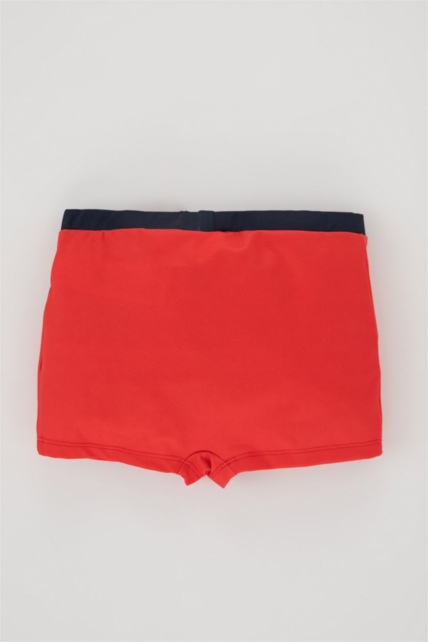 Erkek Bebek Açık Kırmızı Marvel Spiderman Deniz Şortu Erkek Bebek