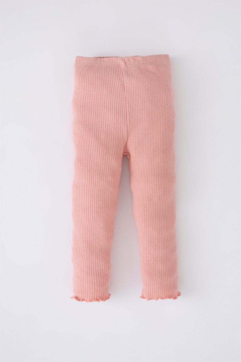 BABY GIRL LT. Pink Medium Baby Girl Regular Fit Leggings