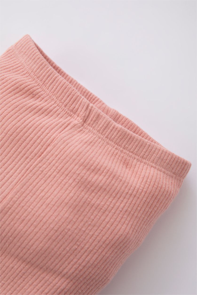 BABY GIRL LT. Pink Medium Baby Girl Regular Fit Leggings