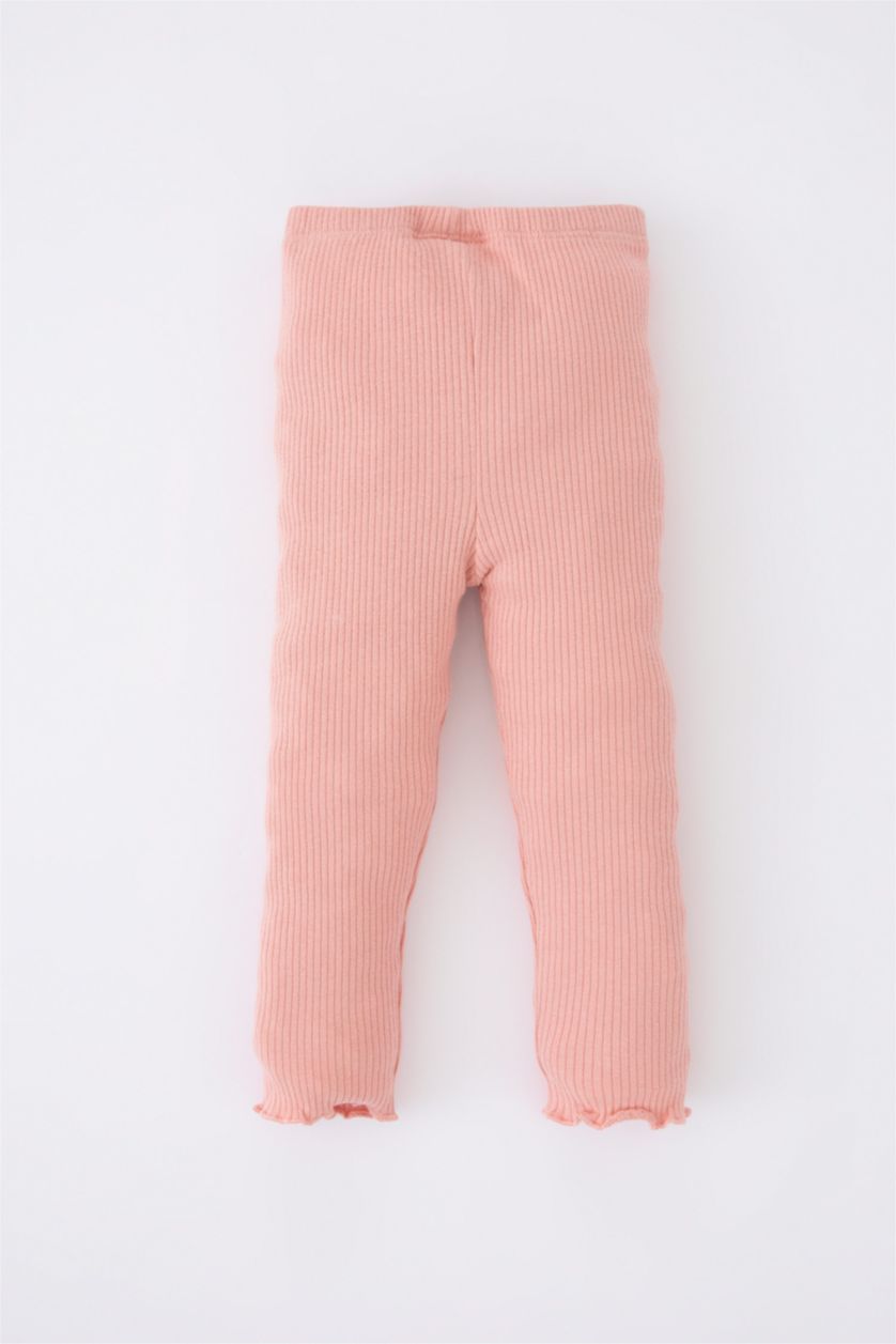 BABY GIRL LT. Pink Medium Baby Girl Regular Fit Leggings