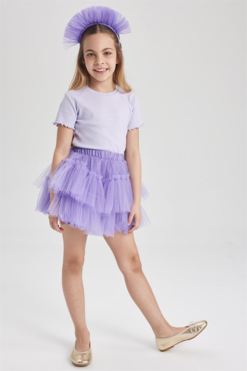 GIRLS & TEENS Lilac Girl Tulle Skirt