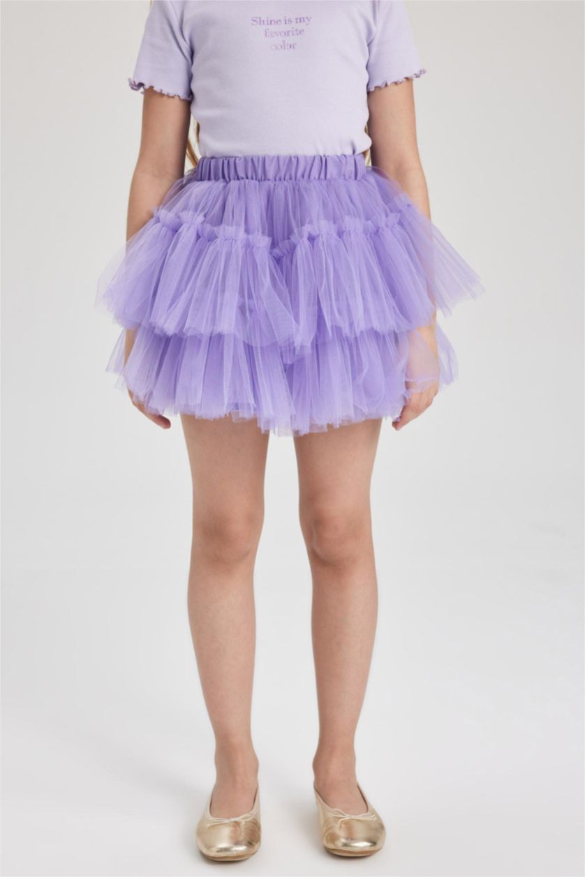 GIRLS & TEENS Lilac Girl Tulle Skirt