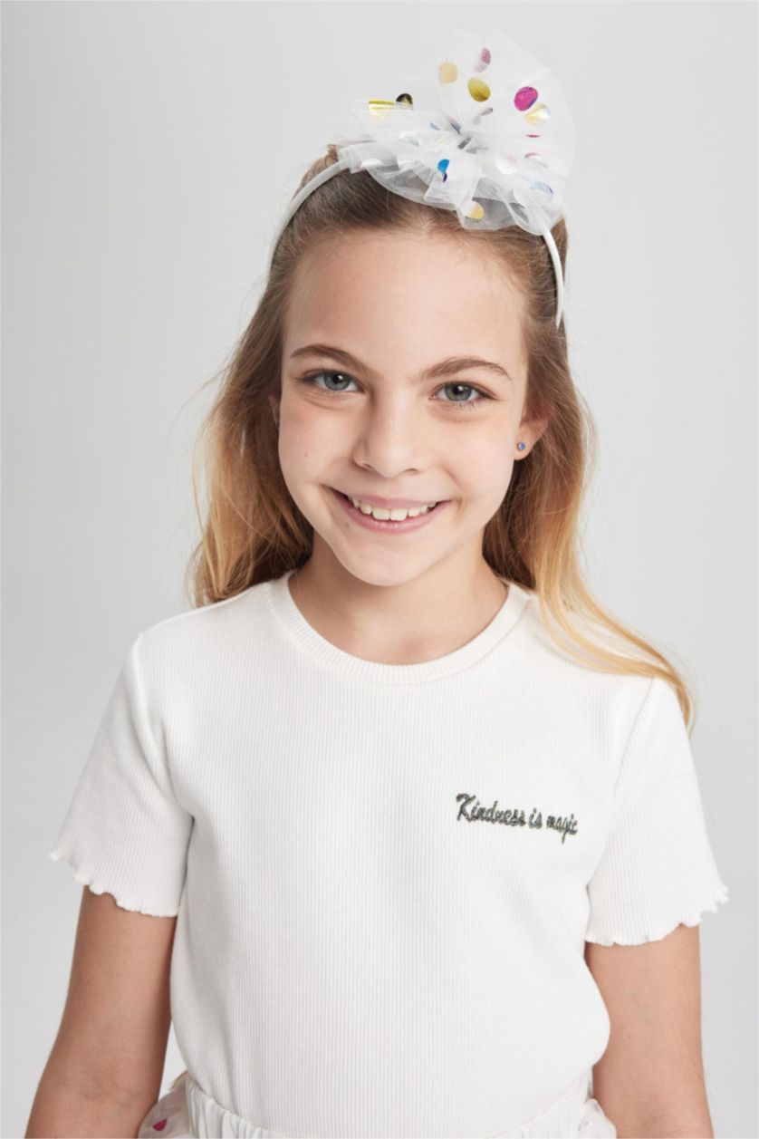 FILLES Blanc Jupe En Tricot Coupe Régulière Pour Fille