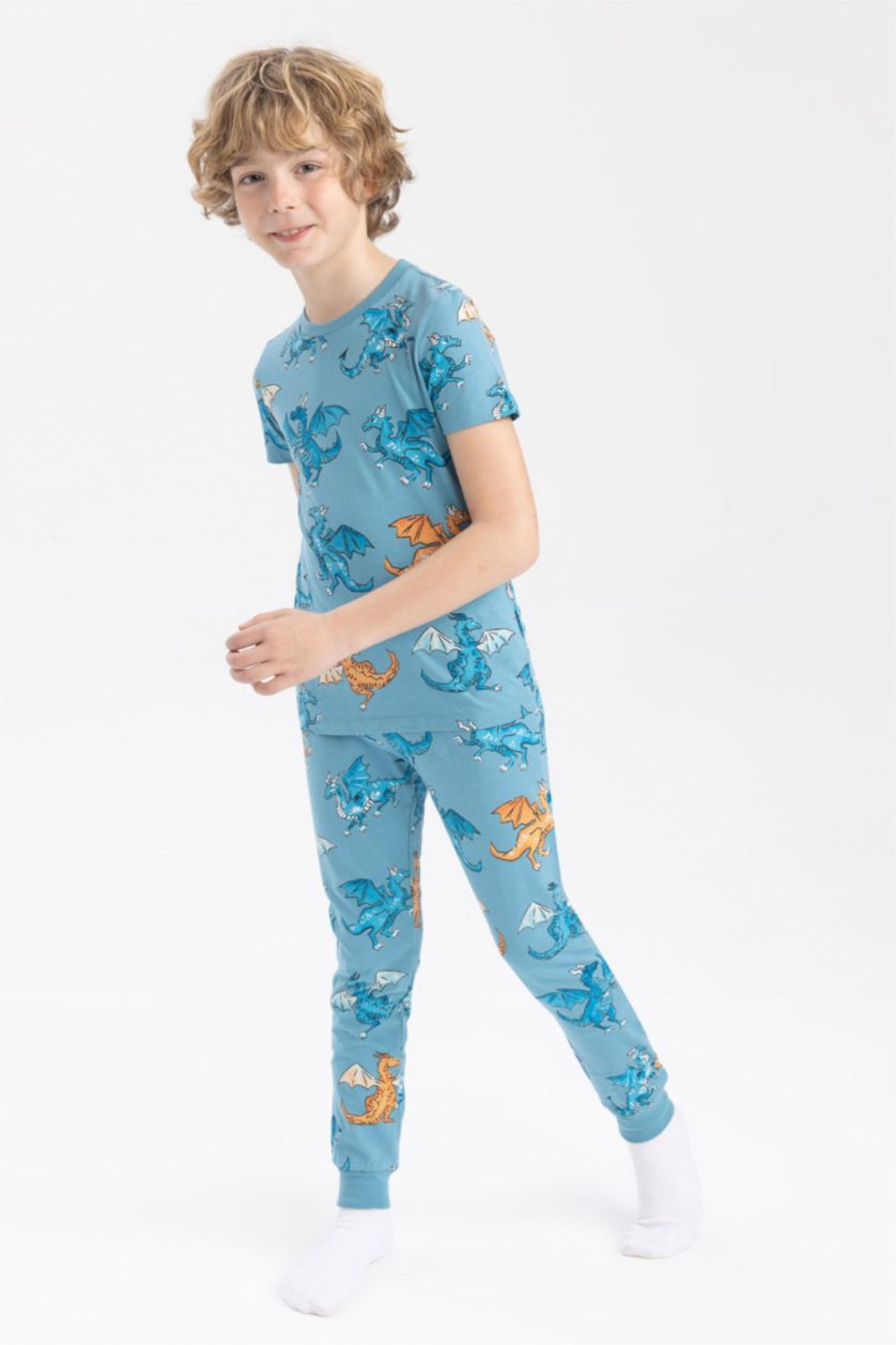BOYS & TEENS Blue Boy Regular Fit Pajamas