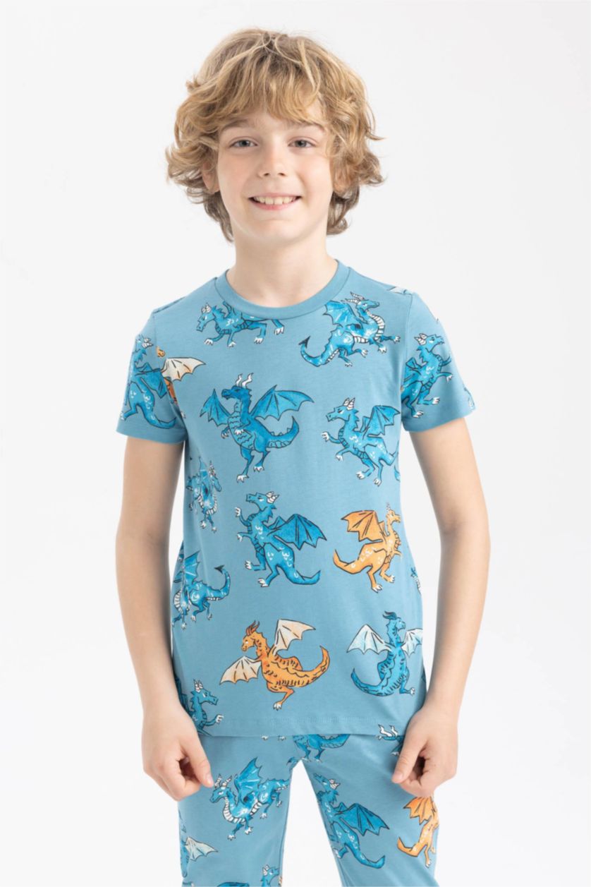 BOYS & TEENS Blue Boy Regular Fit Pajamas