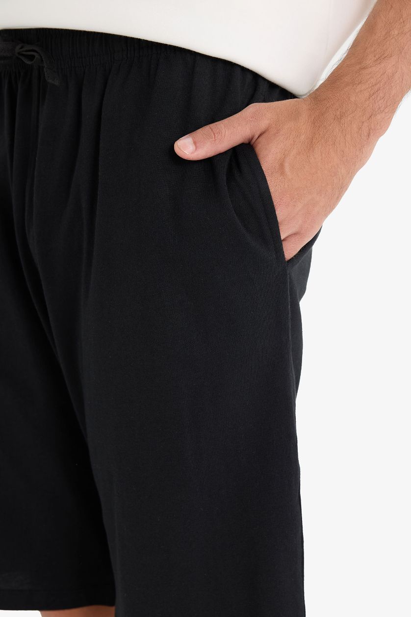 رجال أسود بنطلون بجامة قصة عادية