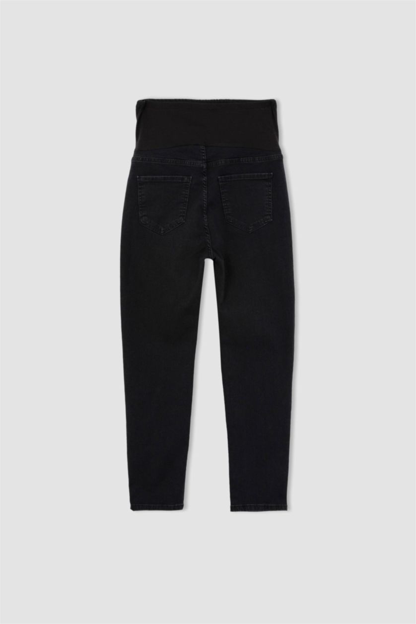 نساء أسود بنطلون حمل جينز سليم فيت