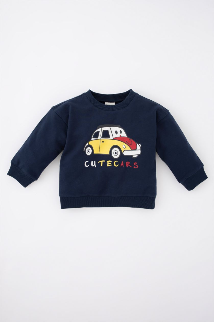 BABY BOY NAVY Regular Fit Sweatshirt