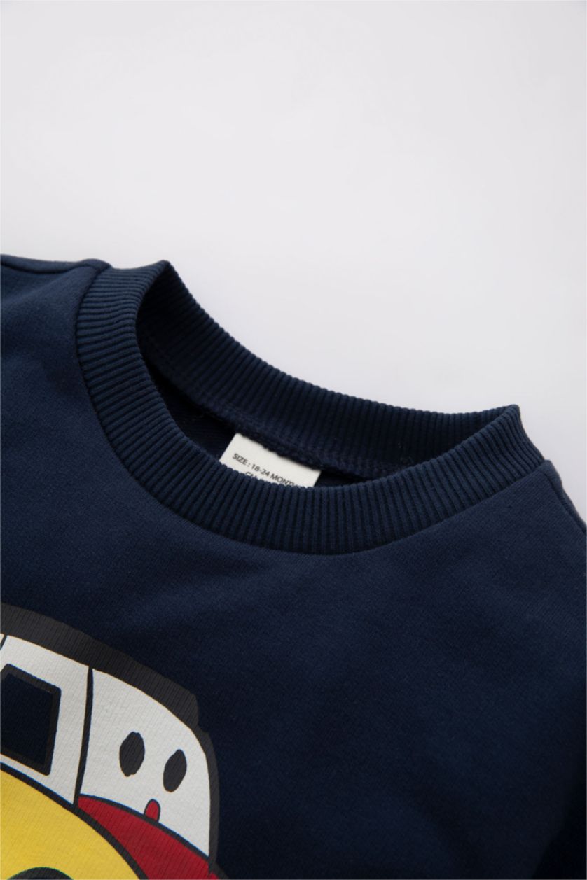 BABY BOY NAVY Regular Fit Sweatshirt