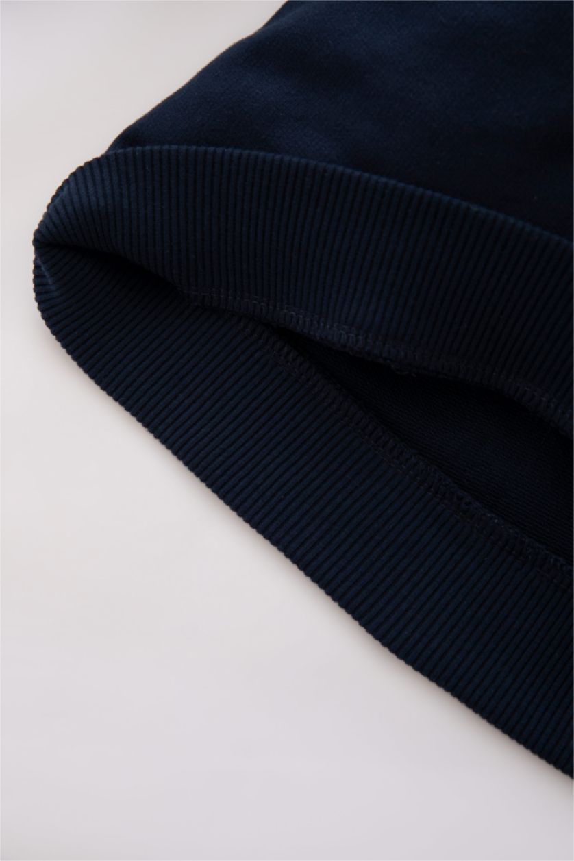 BABY BOY NAVY 2 piece Regular Fit Crew Neck Set