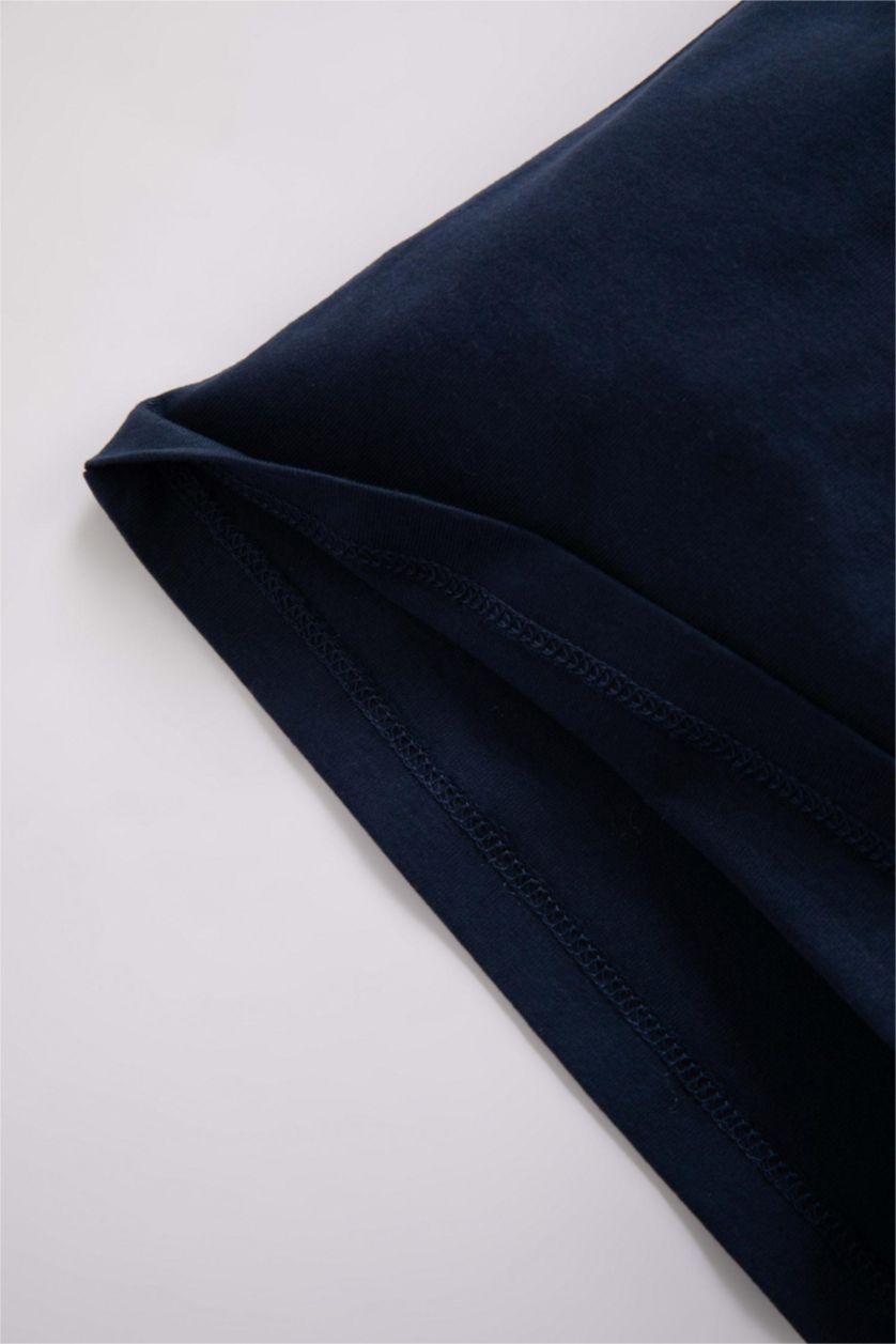 طفل صغير نيلي تي شيرت اولادي نص كم قصة عادية